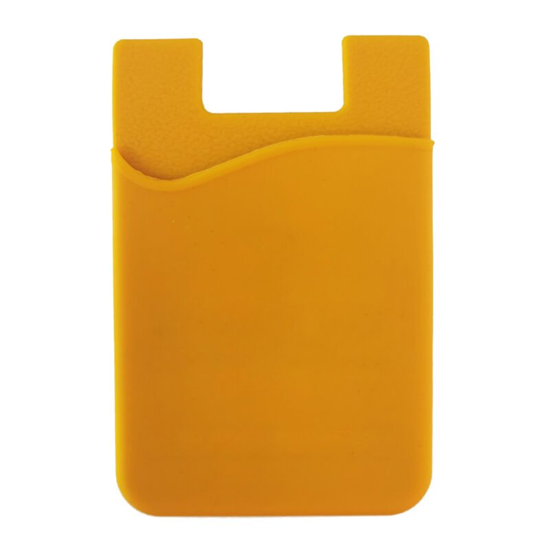 Custom Silicone Mobile Phone Wallet Card Holder - 1