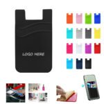 Custom 2 Pockets Silicone Phone Wallet