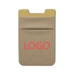 Custom Dual-Pocket Spandex Adhesive Phone Wallet - 1