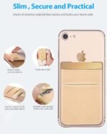 Custom Dual-Pocket Spandex Adhesive Phone Wallet - 2