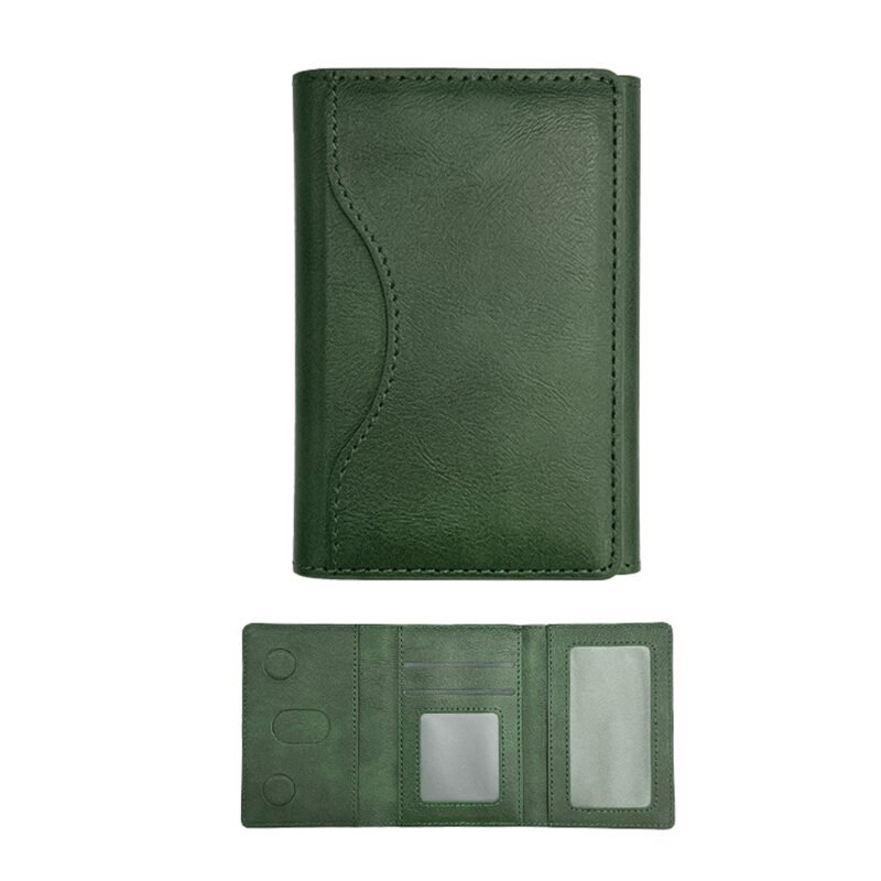 Custom Magnetic Triple-Fold Phone Wallet with Stand & Card Slots - 6