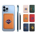 Custom PU Leather MagSafe Compatible Magnetic Phone Wallet - LOW MOQ: 50 - 4