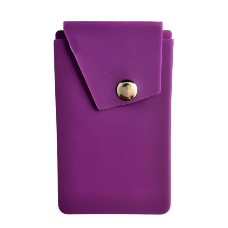 Custom Phone Wallet Stand With Button - 3