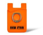 Custom Silicone Smart Phone Wallet with Ring Stand - 3