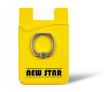 Custom Silicone Smart Phone Wallet with Ring Stand - 5