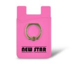 Custom Silicone Smart Phone Wallet with Ring Stand - 9
