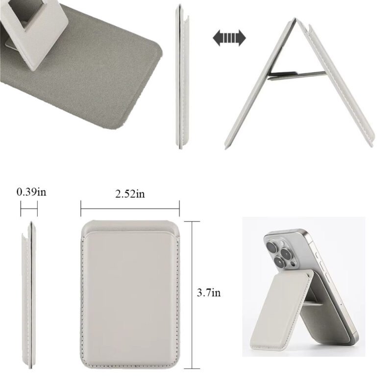 Custom Magnetic Phone Wallet With Stand - 1
