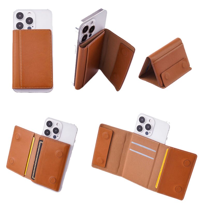 Custom Magnetic Stand Phone Wallet - 1