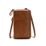 Custom PU Leather Crossbody Phone Wallet - 1