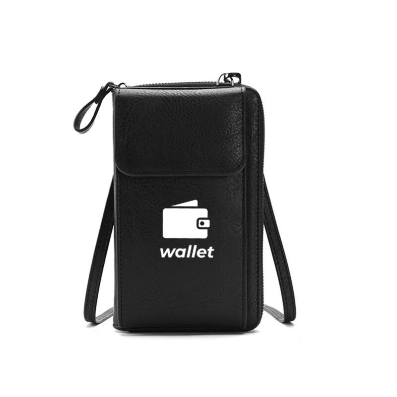 Custom PU Leather Crossbody Phone Wallet - 2
