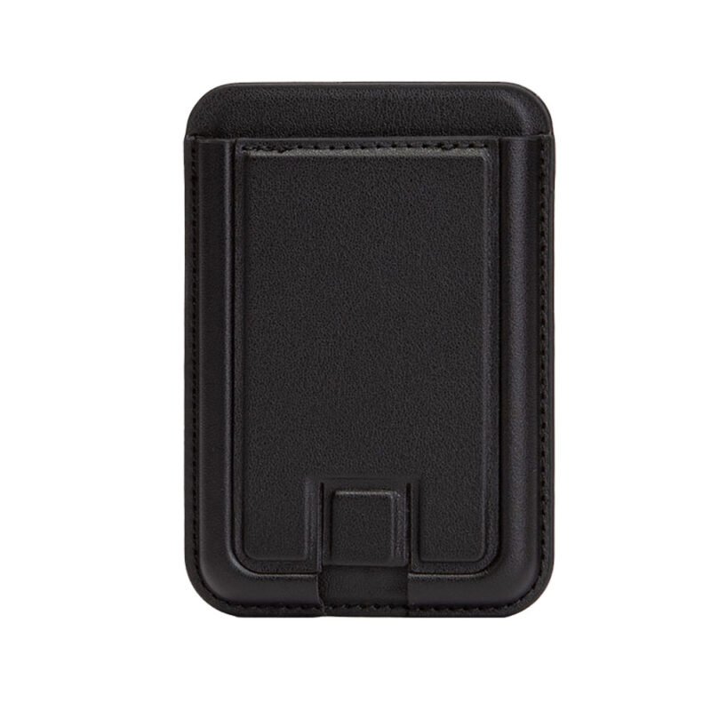 Custom PU Leather Magnetic Phone Wallet Stand - 5