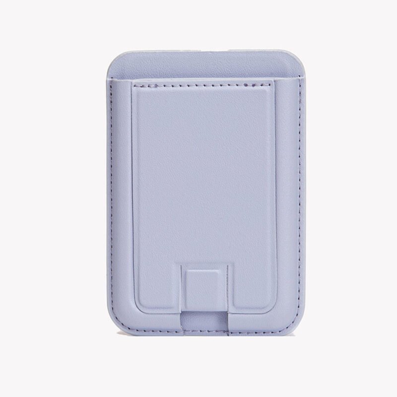 Custom PU Leather Magnetic Phone Wallet Stand - 8