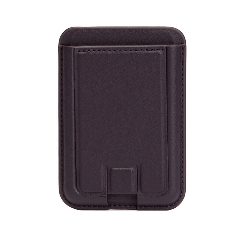 Custom PU Leather Magnetic Phone Wallet Stand - 9