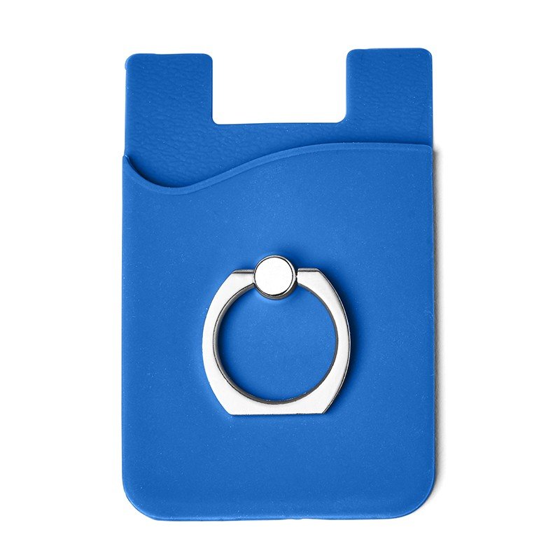 Custom Silicone Phone Wallet With Finger Ring - 5